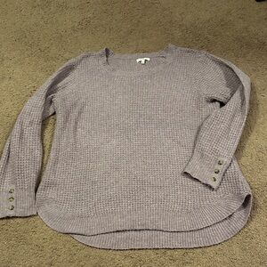 Maurices Lavender Crew Neck Sweater